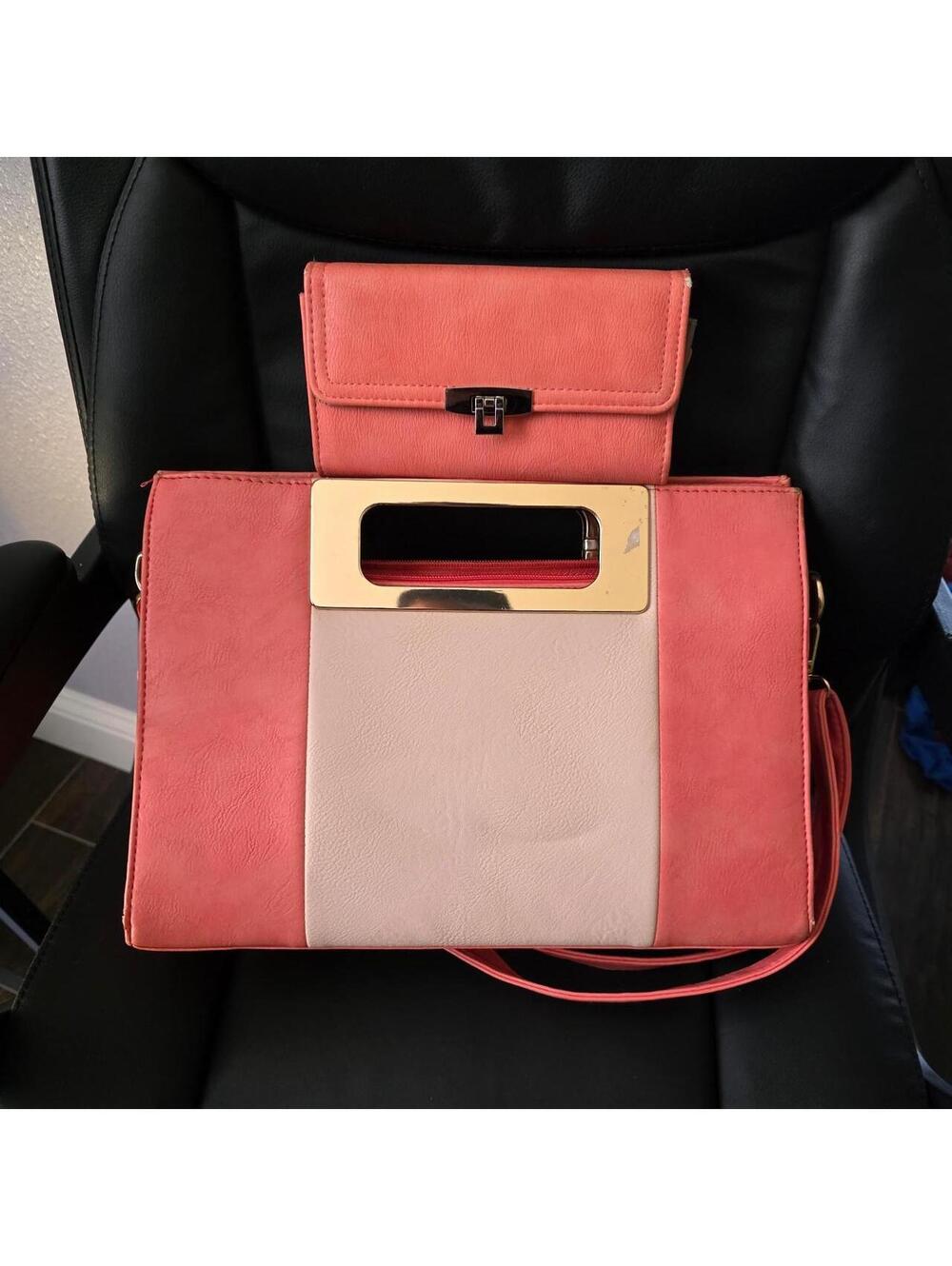 Women's Red and Pink Bag
